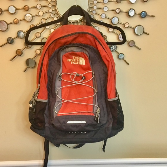 red and black bookbag